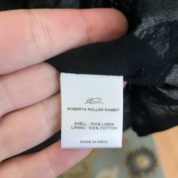 Roberta Roller Rabbit Linen Embroidered Dress - Picture 4 of 6